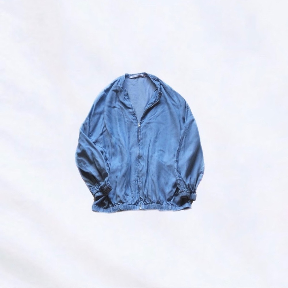 3 for $25 : zara ⋆ chambray jacket